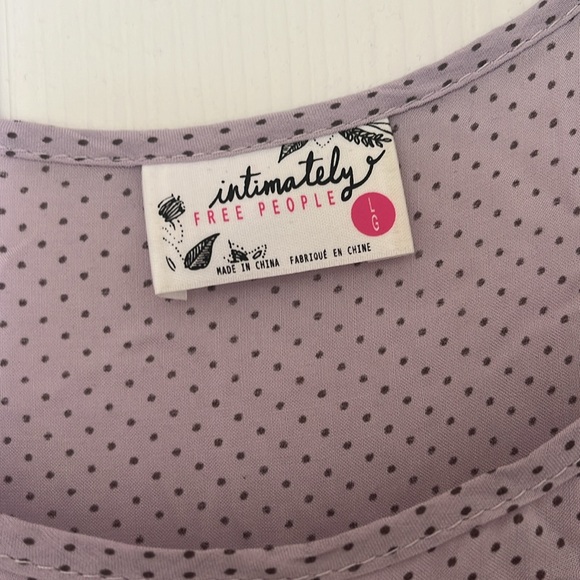 Free People Tiny Dot Trapeze Slip Dress - Picture 5 of 6